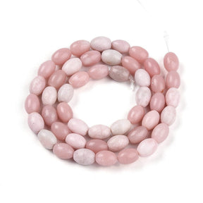 Opal Perler - Rosa, Ovale (7,5 - 8mm) - Uniq Perler - 114574