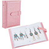 Opbevarings "Bog" Til Øreringe (14x18x4cm) - Pink - Uniq Perler - 116096