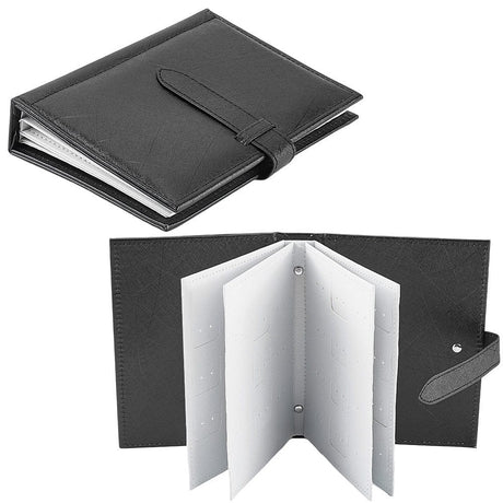 Opbevarings "Bog" Til Øreringe (14x18x4cm) - Sort - Uniq Perler - 116095