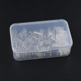 Opbevaringsglas - Med Låg (1,8x1cm) 50 stk. - Uniq Perler - 115054