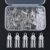 Opbevaringsglas - Med Låg (1,8x1cm) 50 stk. - Uniq Perler - 115054