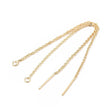Ørekæder – 14K Langtidsholdbar Forgyldning (100mm) - Uniq Perler - 111671