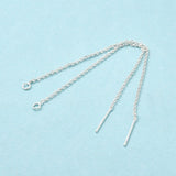 Ørekæder – Forsølvet (100mm) - Uniq Perler - 1111490207