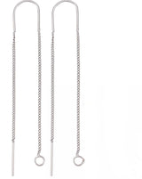 Ørekæder Med Fast Stykke – Platinium (118mm) - Uniq Perler - 0001489552