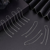 Ørekæder Med Fast Stykke – Platinium (118mm) - Uniq Perler - 0001489552