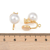 Øreklips Med Øje - 18K Langtidsholdbar Forgyldt (19x10mm) - Uniq Perler - 115482