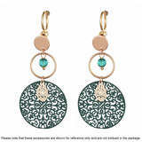 Øreklips Ørestik Converter – 18K Forgyldt Messing (17x13mm) 1 par - Uniq Perler - 115952