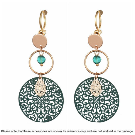 Øreklips Ørestik Converter – 18K Forgyldt Messing (17x13mm) 1 par - Uniq Perler - 115952