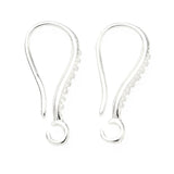 Ørekrog med Zirkonia – Langtidsholdbar Sølvbelagt Messing (17mm) - Uniq Perler - 117331