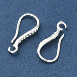 Ørekrog med Zirkonia – Langtidsholdbar Sølvbelagt Messing (17mm) - Uniq Perler - 117331