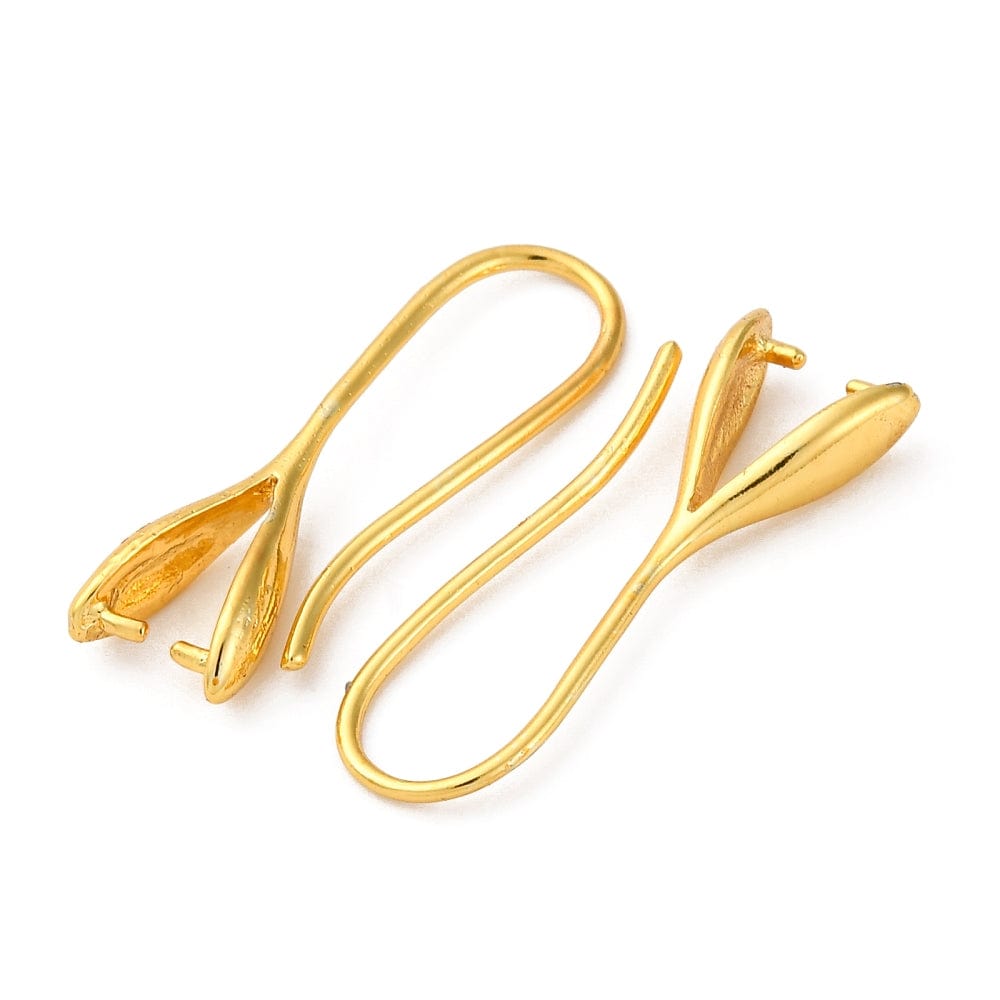 Ørekroge– Langtidsholdbar Forgyldt (23x3,5mm) - Uniq Perler - 115264