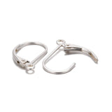 Ørekroge m. Lås i 925 Sterling Sølv – Leverback/Bricure (16x9mm) - Uniq Perler - 115990