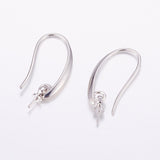 Ørekroge Med Bail Til Topboret/Anboret Perle – Langtidsholdbar platinbelagt - Uniq Perler - 