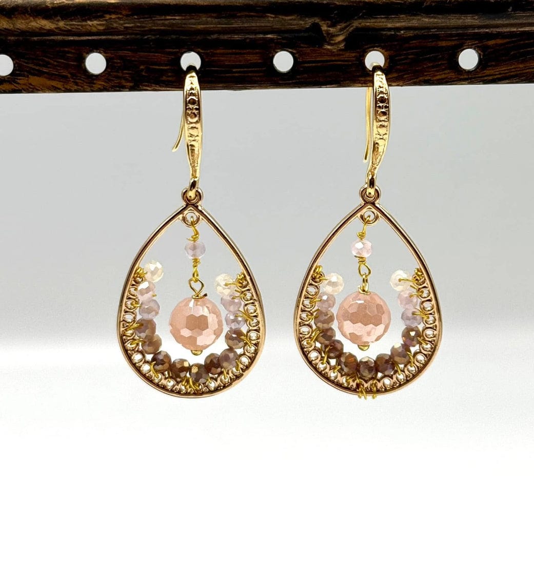 Ørekroge Med Let Mønster – Langtidsholdbar Forgyldt (15x2,5mm) - Uniq Perler - 0000013426