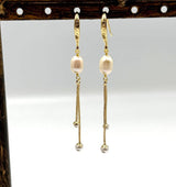 Ørekroge Med Let Mønster – Langtidsholdbar Forgyldt (15x2,5mm) - Uniq Perler - 0000013426