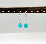 Ørekroge Med Mønster, Sterling Sølv 925 Belagt, (18,5mm) - Uniq Perler - 112804