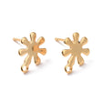 Ørestikker – Snefnug Vandfast, 24K Forgyldt (11x9mm) - Uniq Perler - 