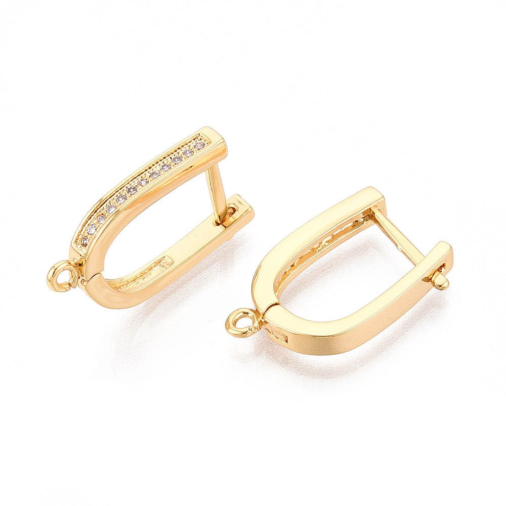 Ørestikkere – 18K Langtidsholdbar Forgyldt (20x12,5mm) - Uniq Perler - 115935