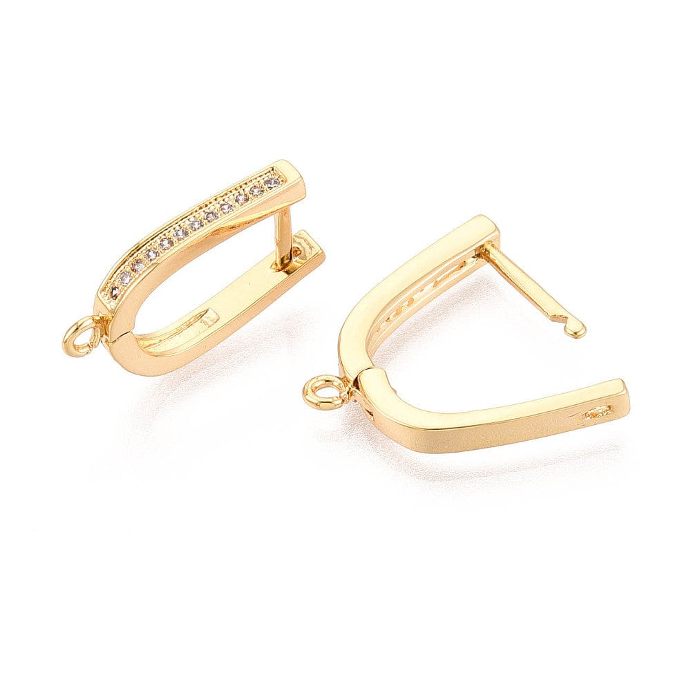 Ørestikkere – 18K Langtidsholdbar Forgyldt (20x12,5mm) - Uniq Perler - 115935