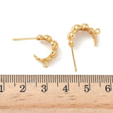 Ørestikkere/Creol– C - Form, Forgyldt Messing (15,5mm) - Uniq Perler - 115699