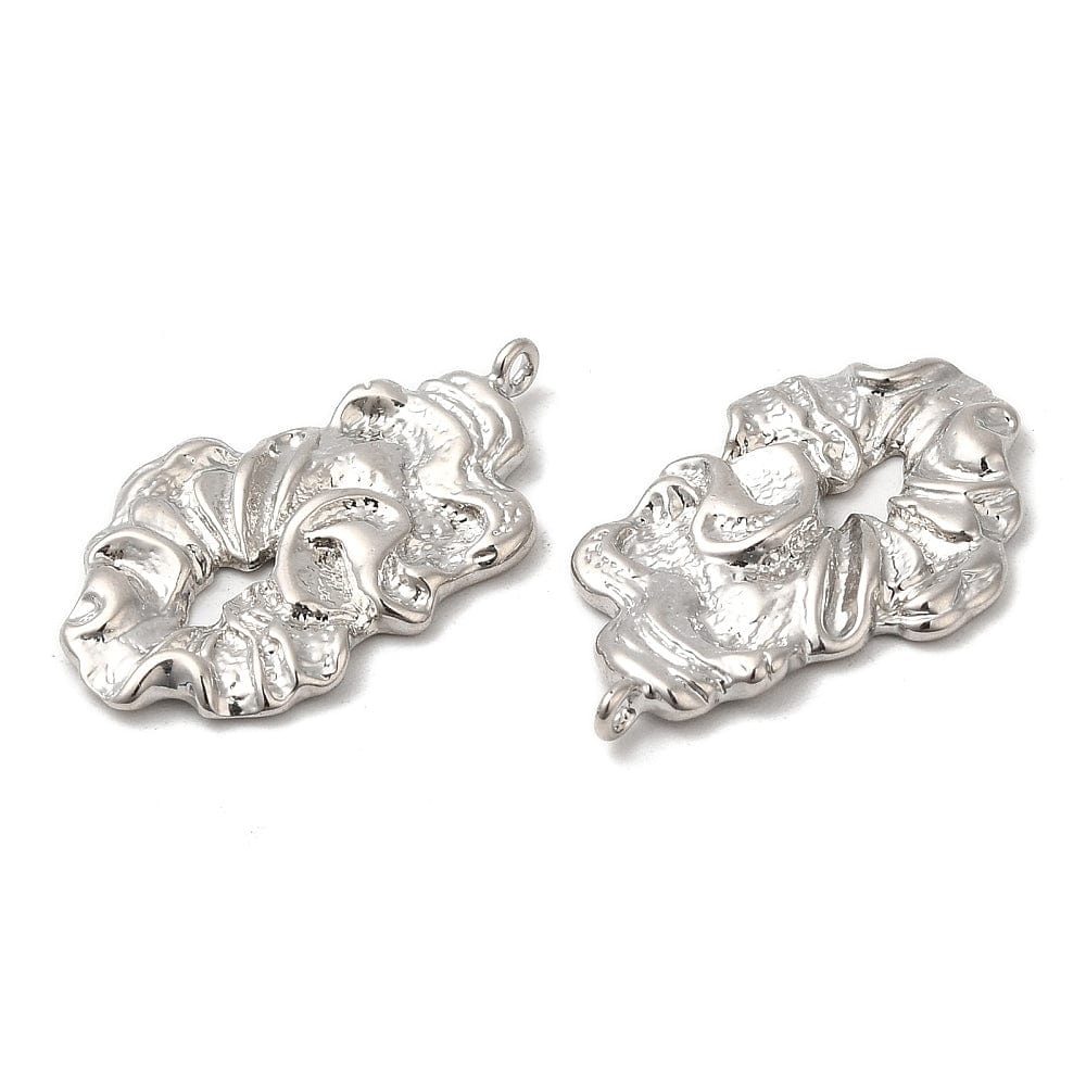 Organisk Vedhæng, 26x15mm - Uniq Perler - 113782