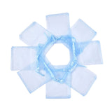 Organza Gaveposer Med Snor – Lys Blå (10x12cm) 10 stk. - Uniq Perler - 115972