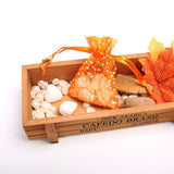 Organza Poser - Orange (7,5x10cm), 10 Stk - Uniq Perler - 0001489628