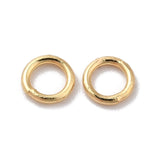 Øsken/O - Ringe – Lukket, 18K forgyldt (5x1mm, 10 stk) - Uniq Perler - 