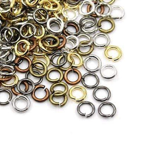 Ösken/O - Ringe Mix – Offen, Messing (4x0,8mm), 50 Stk - Uniq Perler - 86445788