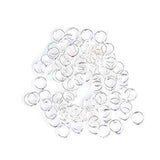 Øsken/O - Ringe – Sterling Sølv 925 (6x0,7mm), 10 stk - Uniq Perler - 105025