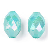 Oval Akryl Perler, 8x12mm, 100 Stk - Uniq Perler - 0000014868