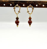 Ovale Ørestikkere Med Zirkonia Sten, 18K Forgyldt, (20x14mm) - Uniq Perler - 537425