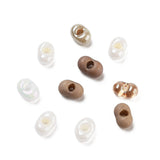 Ovale Seed Beads, 4x3x2mm, Ca. 50 stk (2 gram) - Uniq Perler - 113777