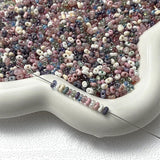 Ovale Seed Beads, 4x3x2mm, Ca 50 stk. (2 gram) - Uniq Perler - 113779