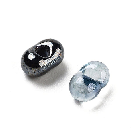 Ovale Seed Beads, 4x3x2mm, Ca. 50 stk (2 gram) - Uniq Perler - 117592