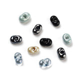 Ovale Seed Beads, 4x3x2mm, Ca. 50 stk (2 gram) - Uniq Perler - 117592