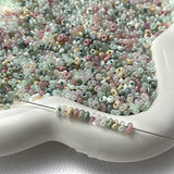 Ovale Seed Beads, 4x3x2mm, Ca. 50 stk(2 gram) - Uniq Perler - 228840