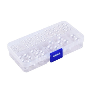 Package of Acrylic/Plastic Beads – Assorted Size, Approx. 440 pcs - Uniq Perler - 113603