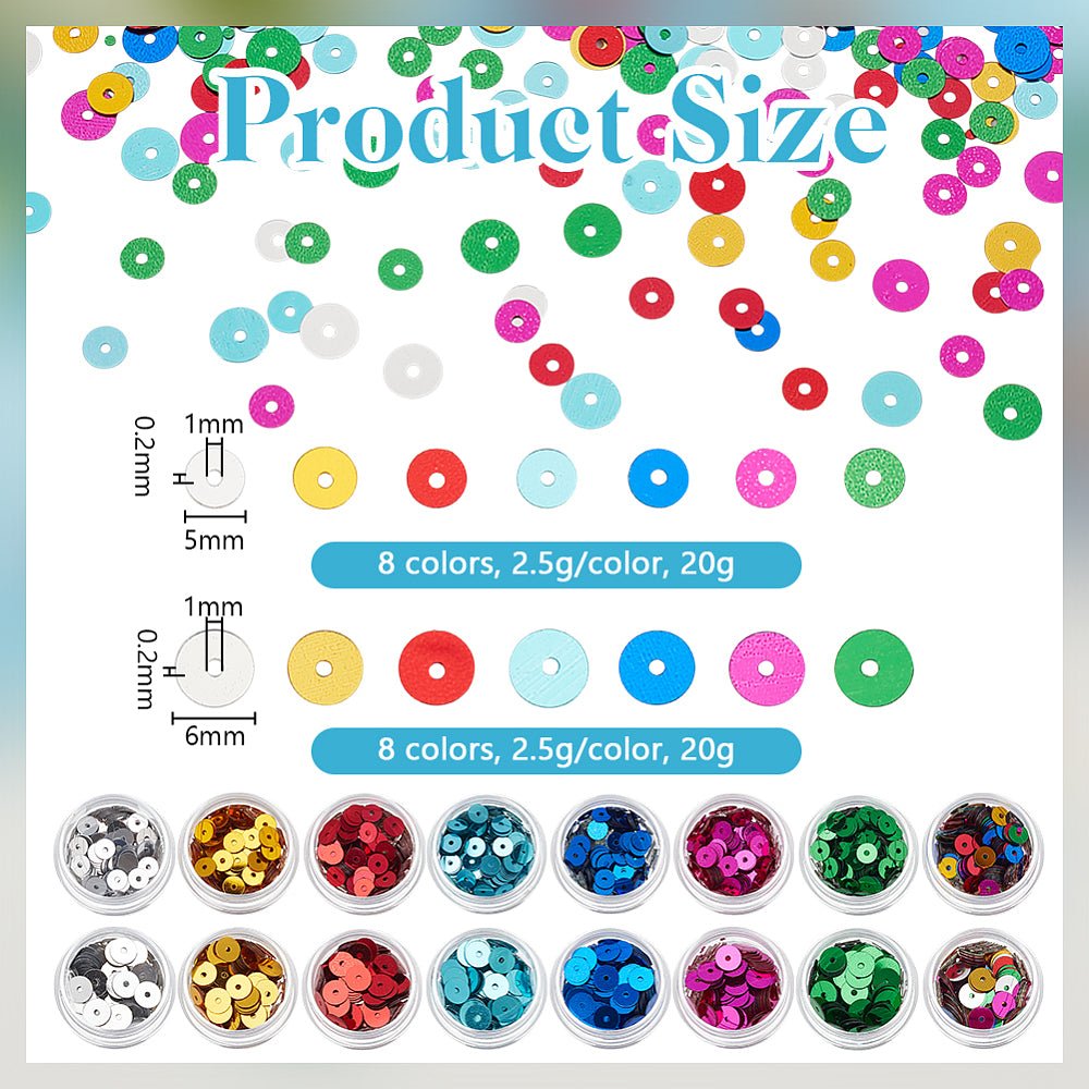 Pallietter – Farve Mix - Uniq Perler - 126231