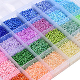 Pandahall DIY SÆT 24 farver seed beads, 2mm samt tilbehør