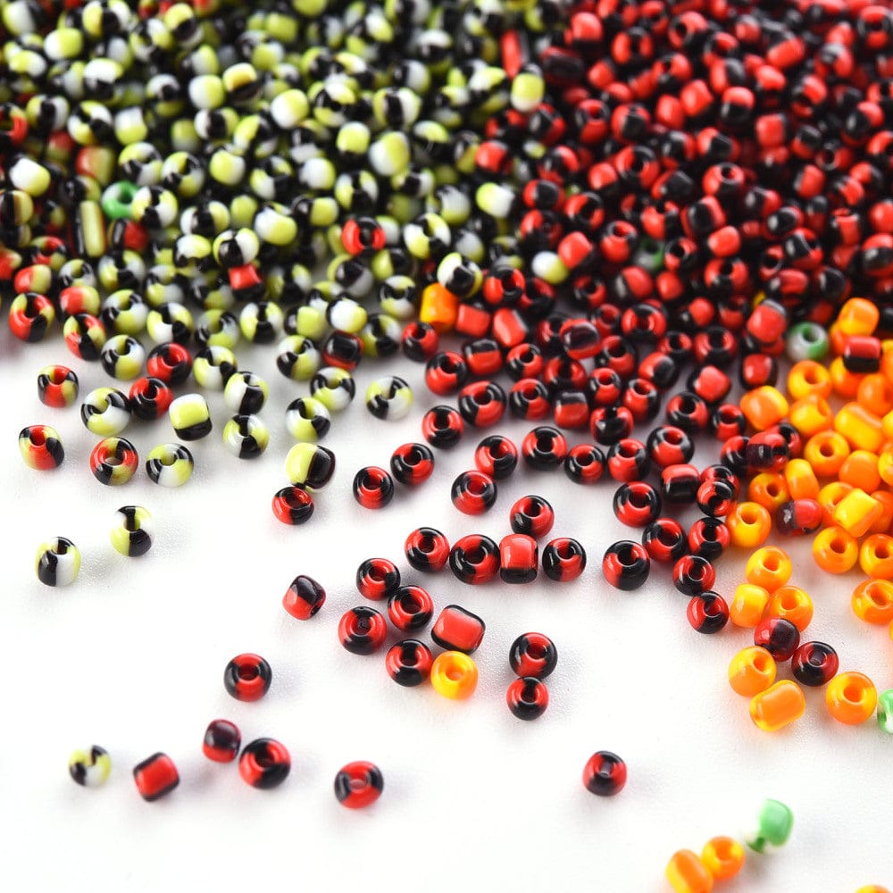 Pandahall DIY SÆT DIY Kasse med stribet seed beads, 2-3mm