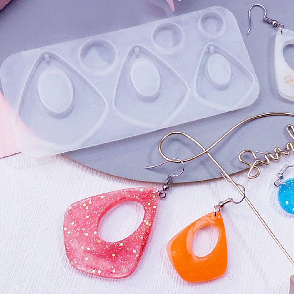 Pandahall DIY SÆT Silikone forme til støbning af øreringe/eller vedhæng