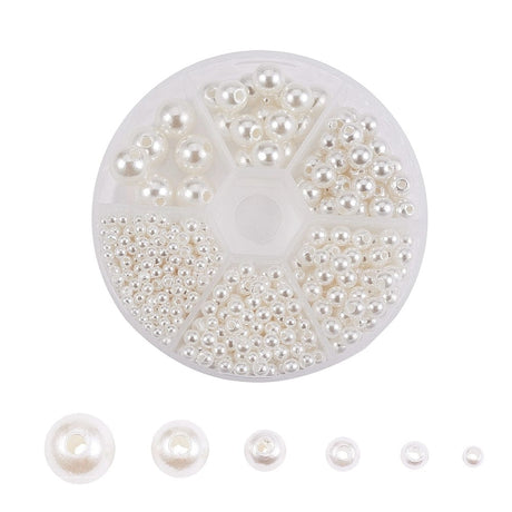 Pandahall Enkelt perler og sæt Pakke med akryl/plastik perler ca 700 stk.