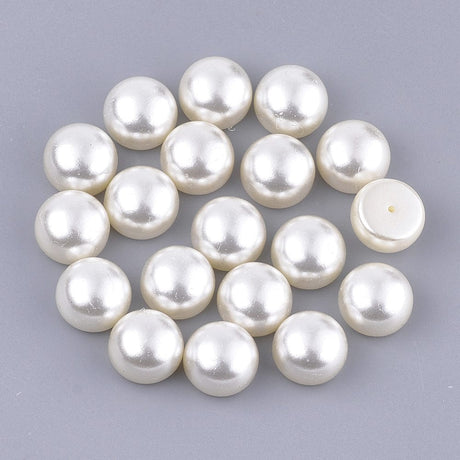 Pandahall Enkelt perler og sæt Top/anboret akryl perler str. 8x5,5 mm, 20 stk.