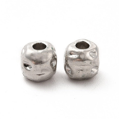 Pandahall Metal perler "Nugget" formet metal perler str. 5 mm (10 stk)