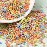 Pandahall seed beads 2 mm seed beads, 20 gr. mix farver