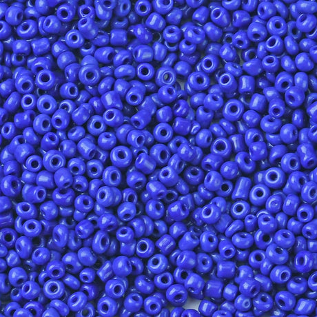 Pandahall seed beads Glas Seed Beads, blå, 2mm, 20gr