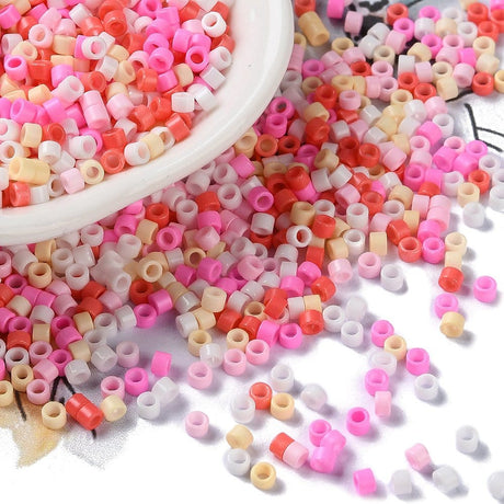 Pandahall seed beads Seed Beads, cylinderformet, str 2x2,5 mm, 20 gram.