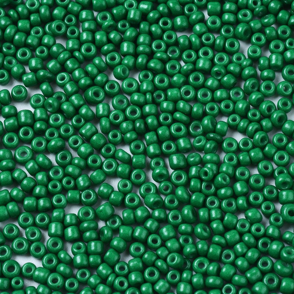 Pandahall seed beads Seed Beads, Grøn, 2mm, 20 gr