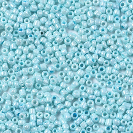 Pandahall seed beads Seed Beads, Lys Blå, 2mm, 20gr